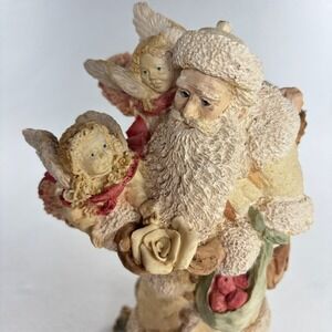 VTG Christmas Decor LEGEND OF SANTA CLAUS Victorian Santa Figurine NUMBERED